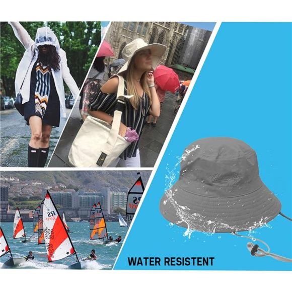 Women\'s Large Bucket Hats with Detachable Chin Strap Quick Dry Water Resistant main image 6